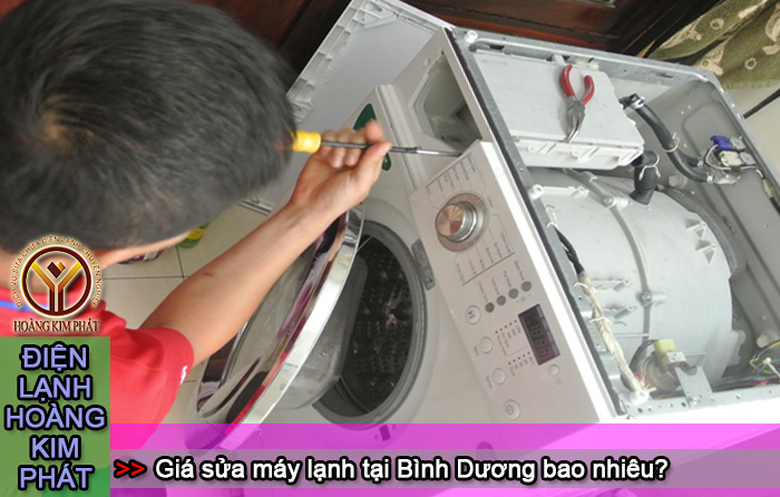 Bảng giá sửa máy giặt tại Bình Dương mới nhất