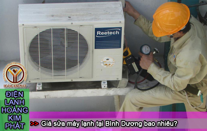 Giá sửa máy lạnh tại Bình Dương bao nhiêu?