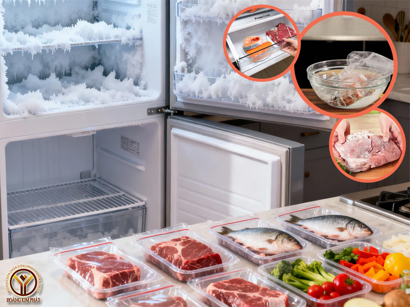 Cách rã đông tủ lạnh nhanh an toàn không hại thực phẩm