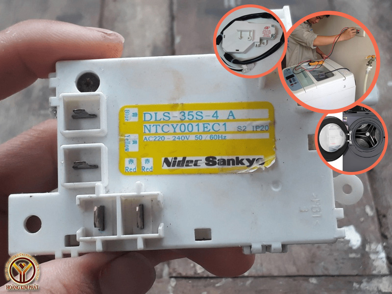 Cách sửa công tắc cửa máy giặt Toshiba bị lỗi không khóa cửa