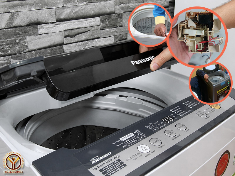 Dấu hiệu công tắc cửa máy giặt Panasonic cửa trên bị hư là gì