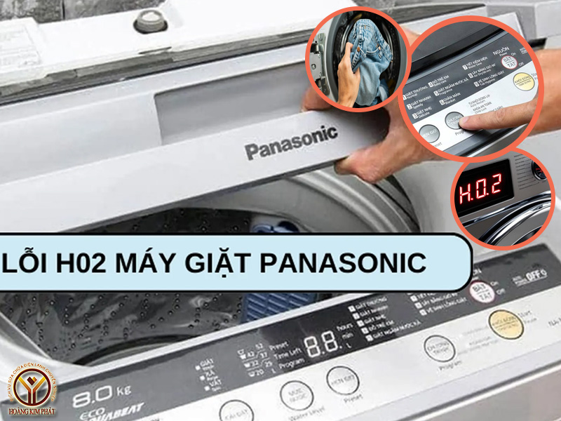 Lỗi H02 máy giặt Panasonic cửa trên có tự sửa được không