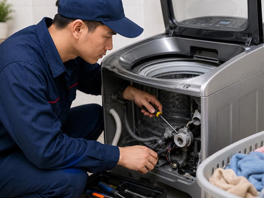 Máy giặt Panasonic ko vắt khô quần áo là bị gì và xử lý thế nào
